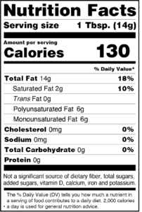Tortilla Blend Nutrition Facts