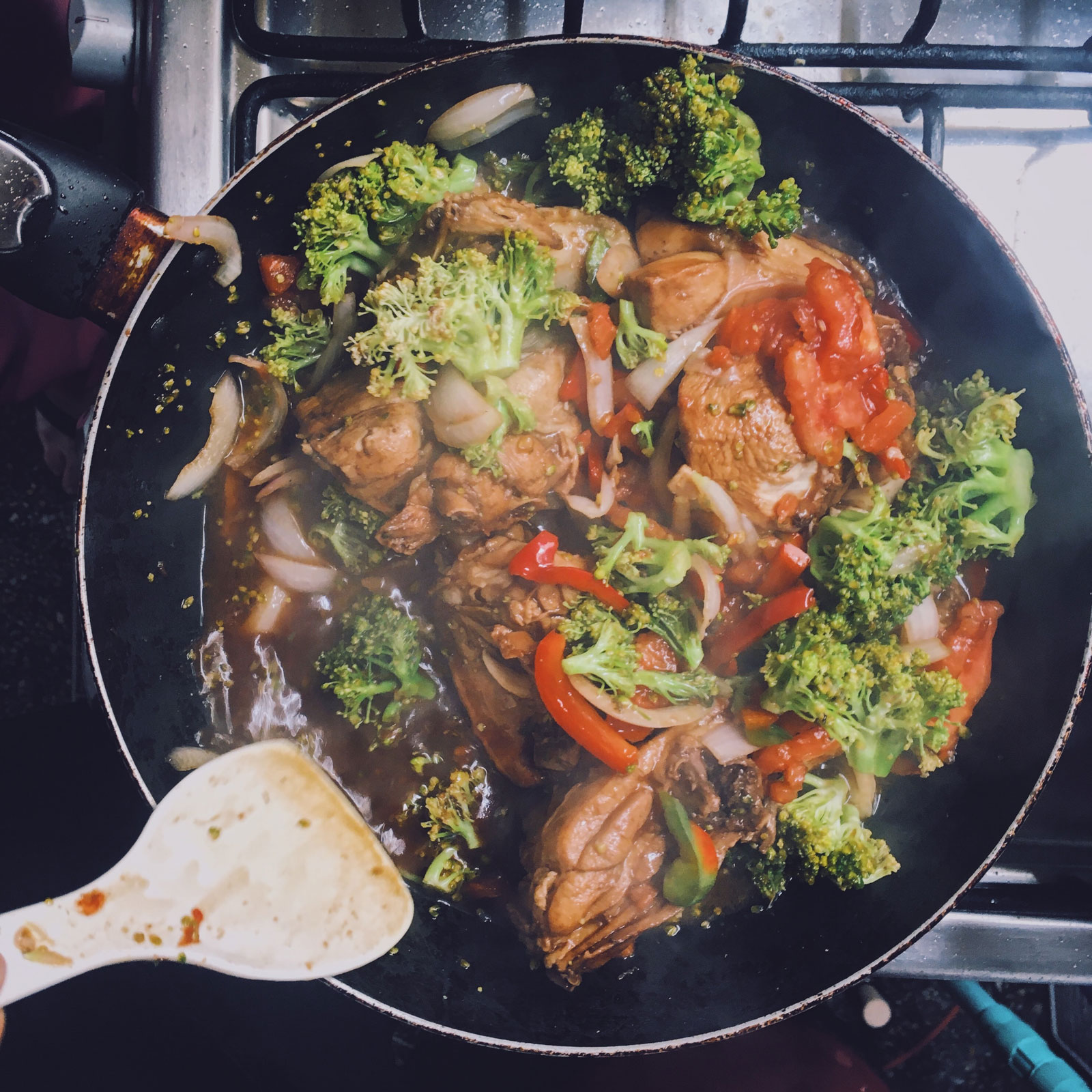 beef and vegetable stirfry